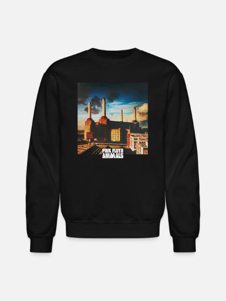 Pink Floyd Animals Album Cover - Unisex Crewneck Sweatshirt - black