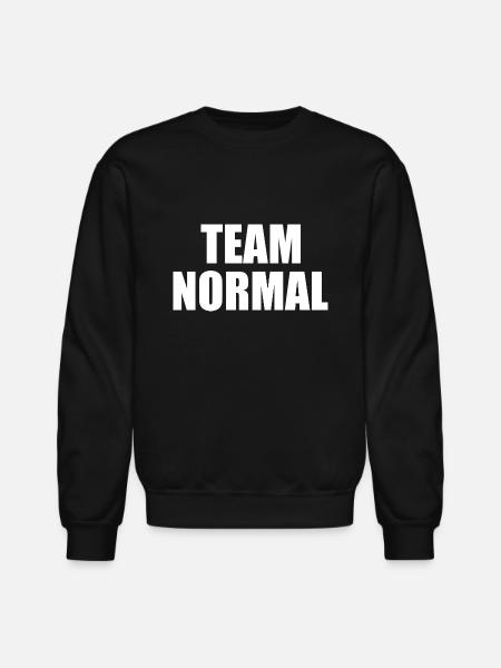 Team normal - Unisex Crewneck Sweatshirt - black