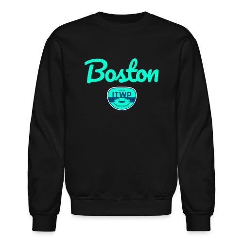 Classic Boston Baseball Script - Unisex Crewneck Sweatshirt
