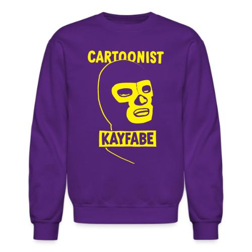 Cartoonist Kayfabe Wrestling Mask - Unisex Crewneck Sweatshirt