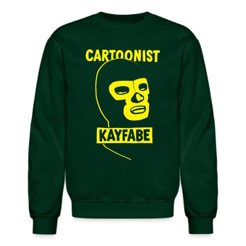 Cartoonist Kayfabe Wrestling Mask - Unisex Crewneck Sweatshirt