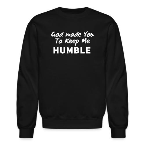 Christian humility (white) - Unisex Crewneck Sweatshirt