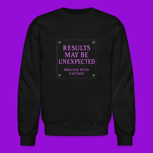 Results - Neon Purple - Unisex Crewneck Sweatshirt
