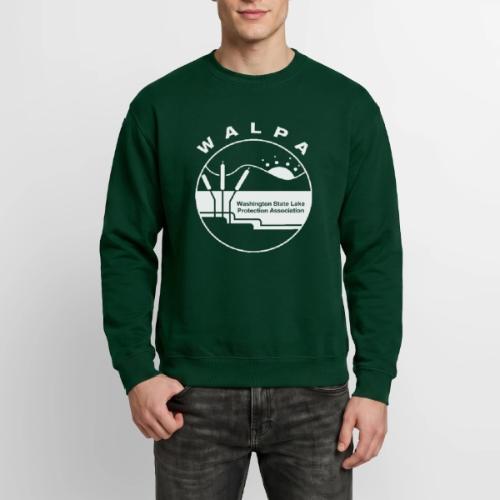 white logo - Unisex Crewneck Sweatshirt