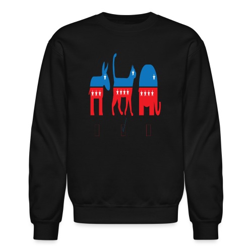 My Vote Cat - Unisex Crewneck Sweatshirt