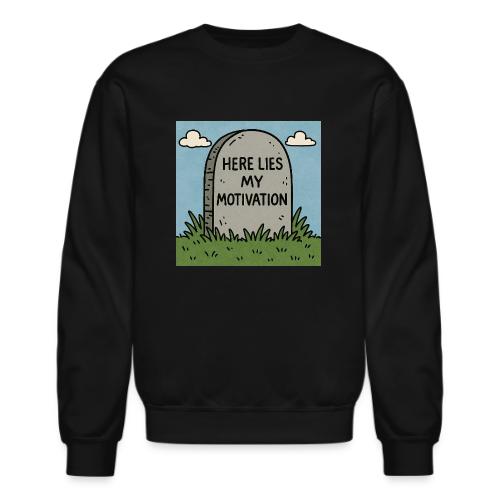 Motivations Cartoon Tombstone - Unisex Crewneck Sweatshirt