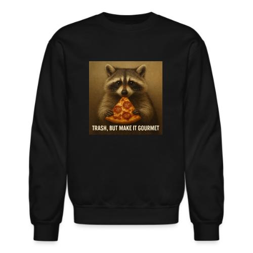 Gourmet Pizza Raccoon - Unisex Crewneck Sweatshirt