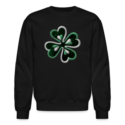 St Patricks Day Clover Shamrock Ireland Love - Unisex Crewneck Sweatshirt