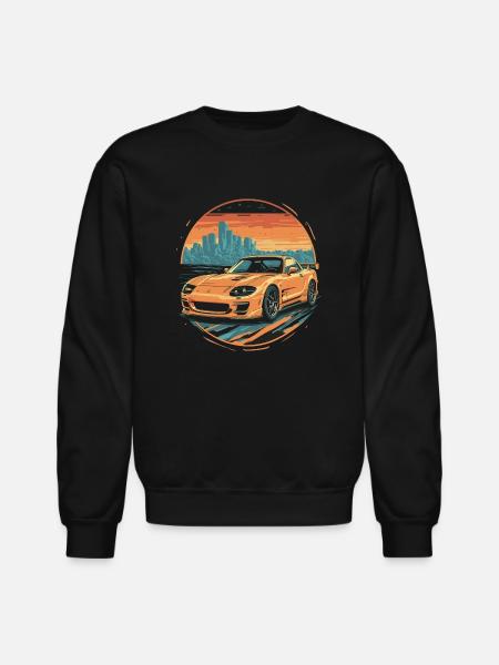 rx 7 fc - Unisex Crewneck Sweatshirt - black