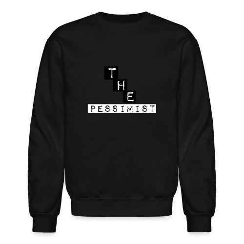 The pessimist Abstract Design - Unisex Crewneck Sweatshirt
