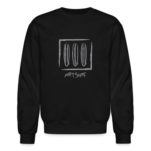 213 ArtSurf© Logo in Grey for Dark Background Swag - Unisex Crewneck Sweatshirt