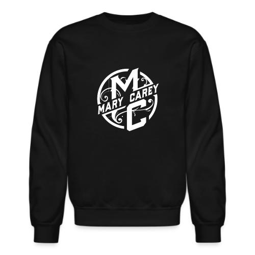 Mary Carey MC Logo - White - Unisex Crewneck Sweatshirt