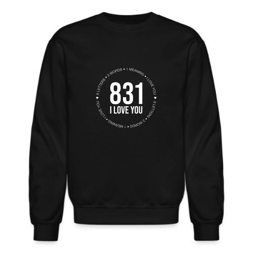 831 I Love You Ho'oponopono Energy Clearing Tool - Unisex Crewneck Sweatshirt