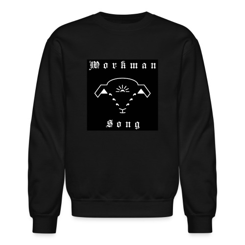 Black Workman Song Lamb Logo & Calligraphy - Unisex Crewneck Sweatshirt