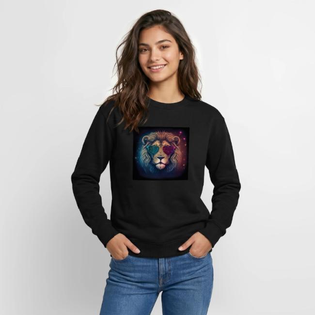 Jesus Lion of Judah wearing love glasses