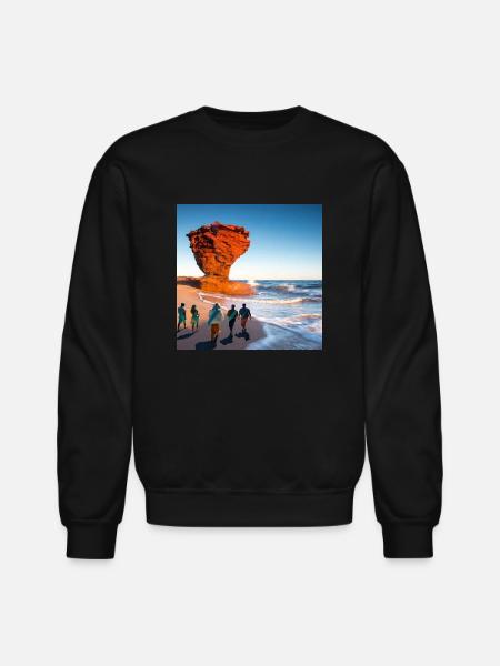 South Bay Shores - Unisex Crewneck Sweatshirt - black