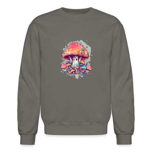 Mushroom Fun Room - Unisex Crewneck Sweatshirt