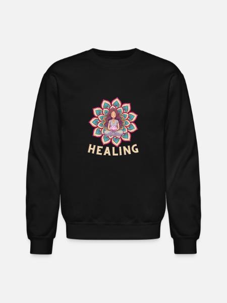 energy healing | Healing - Unisex Crewneck Sweatshirt - black