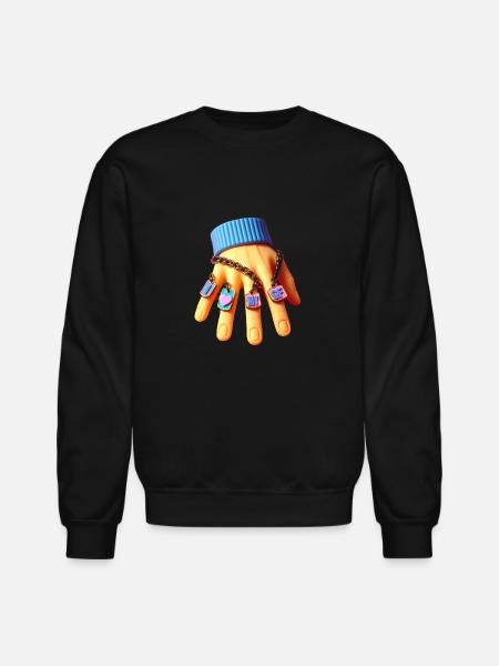 I Love My Girlfriend - Unisex Crewneck Sweatshirt - black