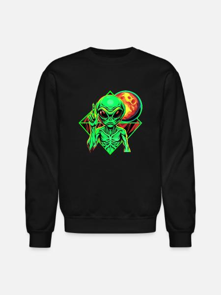 IlluminET164 - Unisex Crewneck Sweatshirt - black