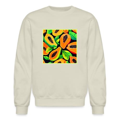 Tropical Papaya Paradise - Unisex Crewneck Sweatshirt