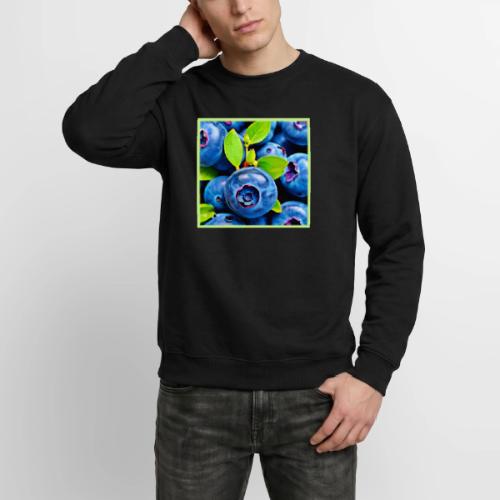 Fresh Blueberries Close-Up - Unisex Crewneck Sweatshirt