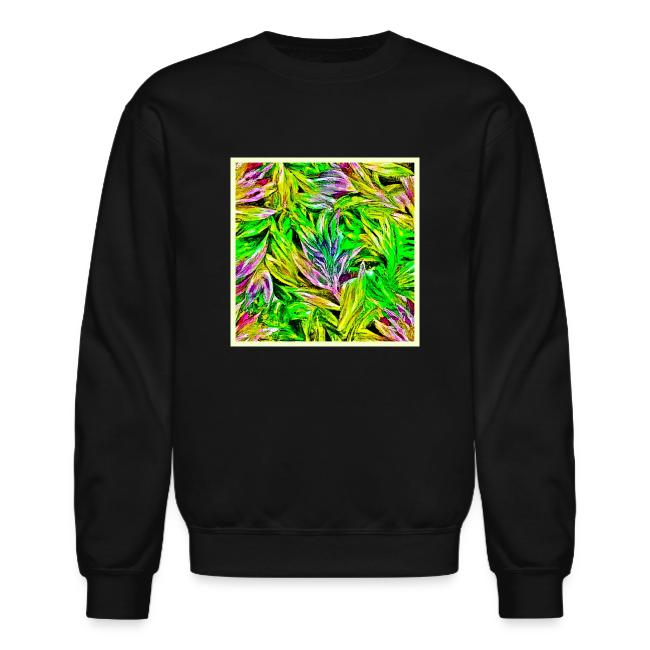 Vibrant Plant Strokes Design