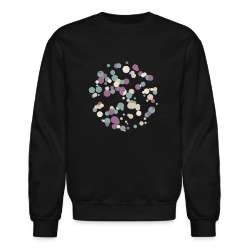 abstract circles pattern - Unisex Crewneck Sweatshirt