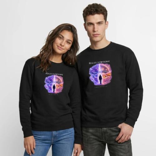 Reality Is Optional Cosmic Reality Shifting Portal - Unisex Crewneck Sweatshirt