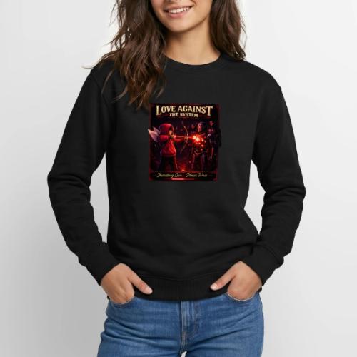Love Against The System – Cyberpunk Art - Unisex Crewneck Sweatshirt