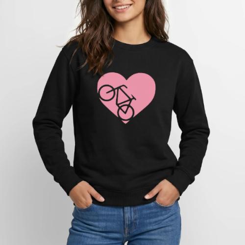 heart_bicycle_cutout - Unisex Crewneck Sweatshirt