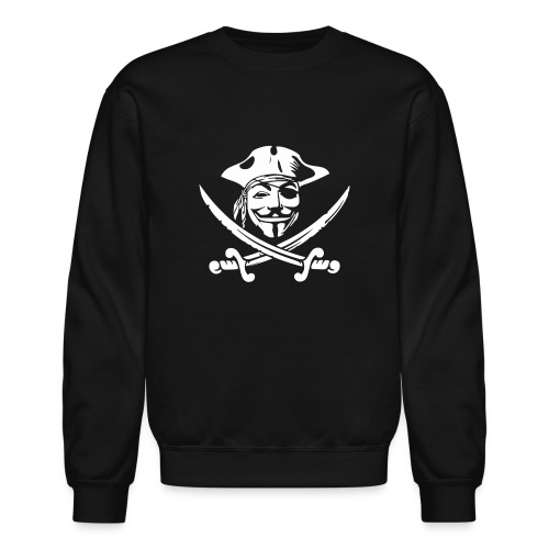 Anon Pirate Mugs & Drinkware - Unisex Crewneck Sweatshirt