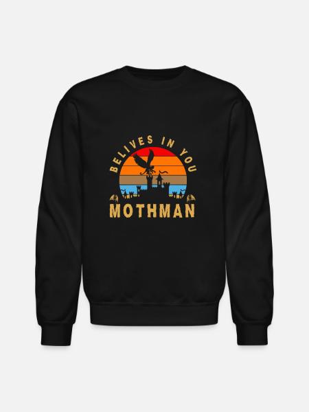 Mothman - Unisex Crewneck Sweatshirt - black