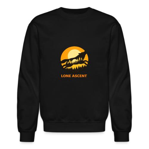 Lone Ascent Wolf - Unisex Crewneck Sweatshirt