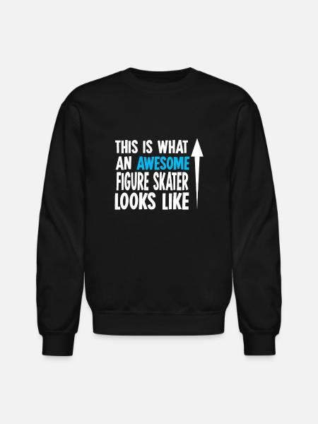 Figure Skating - Unisex Crewneck Sweatshirt - black
