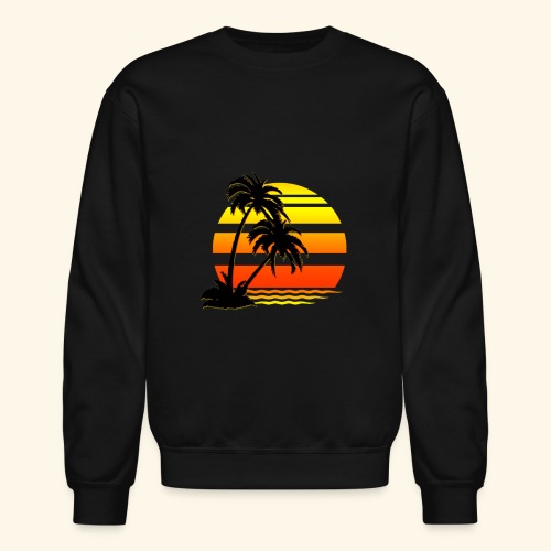 Summer Surfer California Sunset - Unisex Crewneck Sweatshirt