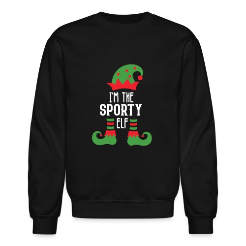 I'm The Sporty Elf Shirt Xmas Matching Christmas - Unisex Crewneck Sweatshirt
