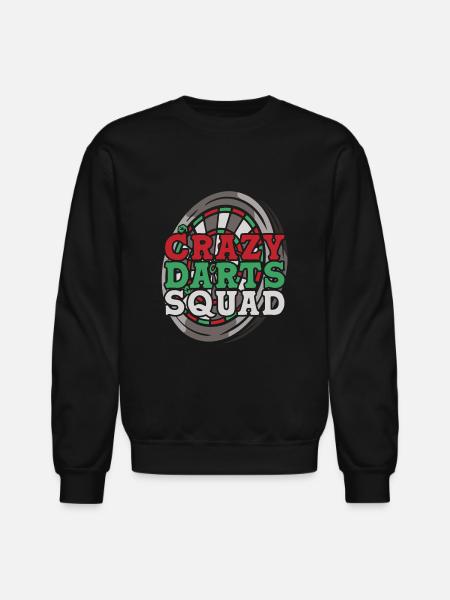 Darts Player Dart - Unisex Crewneck Sweatshirt - black