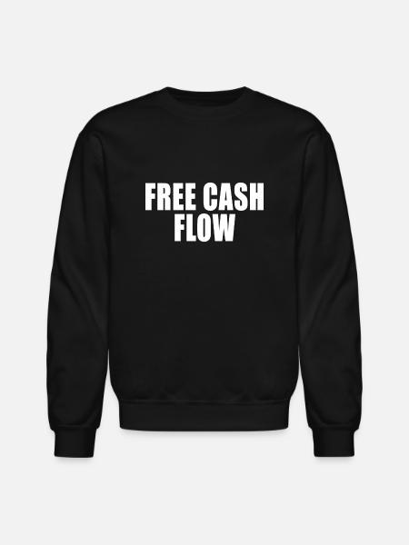 Free Cash Flow - Unisex Crewneck Sweatshirt - black