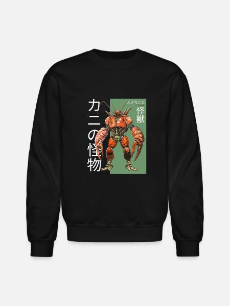 Kaiju Crab: Monstrous Marvel - Unisex Crewneck Sweatshirt - black
