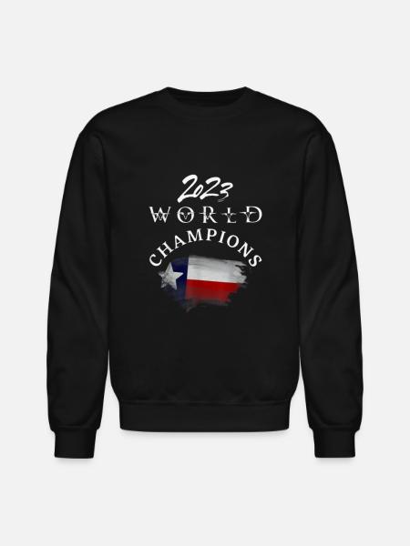 2023 world champions - Unisex Crewneck Sweatshirt - black