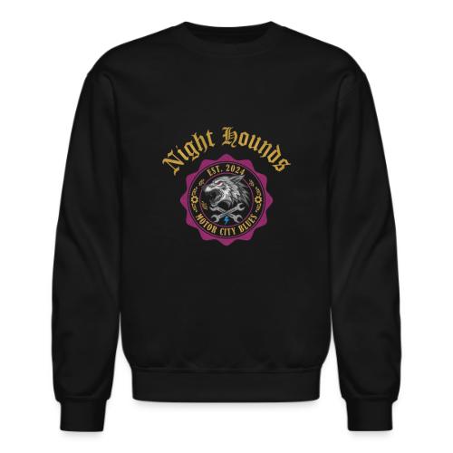 Night Hounds Wolf Patch - Unisex Crewneck Sweatshirt