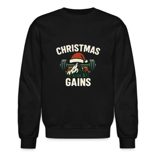 Christmas Gains – Santa Barbell Power - Unisex Crewneck Sweatshirt
