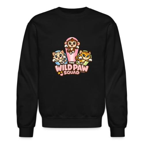 Wild Paw Squad Cute Animal Friends - Unisex Crewneck Sweatshirt