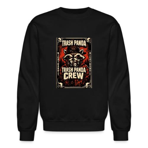 Midnight Forager Raccoon Mushroom Hunter - Unisex Crewneck Sweatshirt