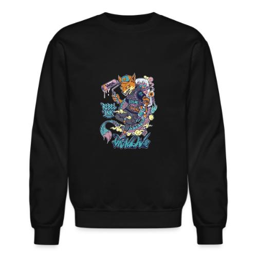 Kitsune Street Rebel - Unisex Crewneck Sweatshirt