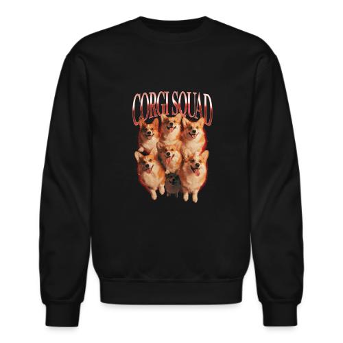 Corgi Squad Funny Dog Lover Vintage Shirt - Unisex Crewneck Sweatshirt