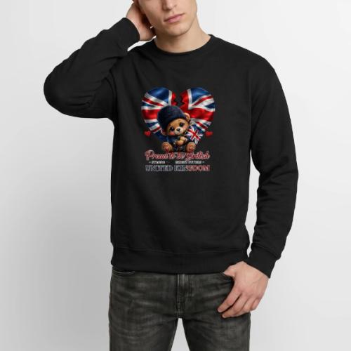 Proud to Be British Teddy Bear UK Patriot Gift - Unisex Crewneck Sweatshirt