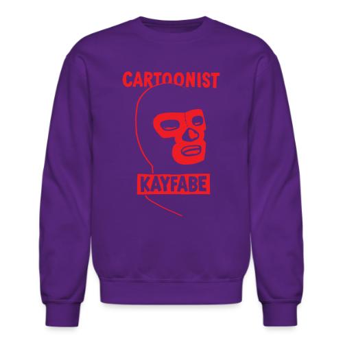 Cartoonist Kayfabe Wrestling Mask - Unisex Crewneck Sweatshirt