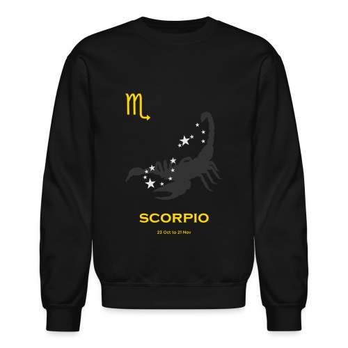 Scorpio zodiac astrology horoscope - Unisex Crewneck Sweatshirt